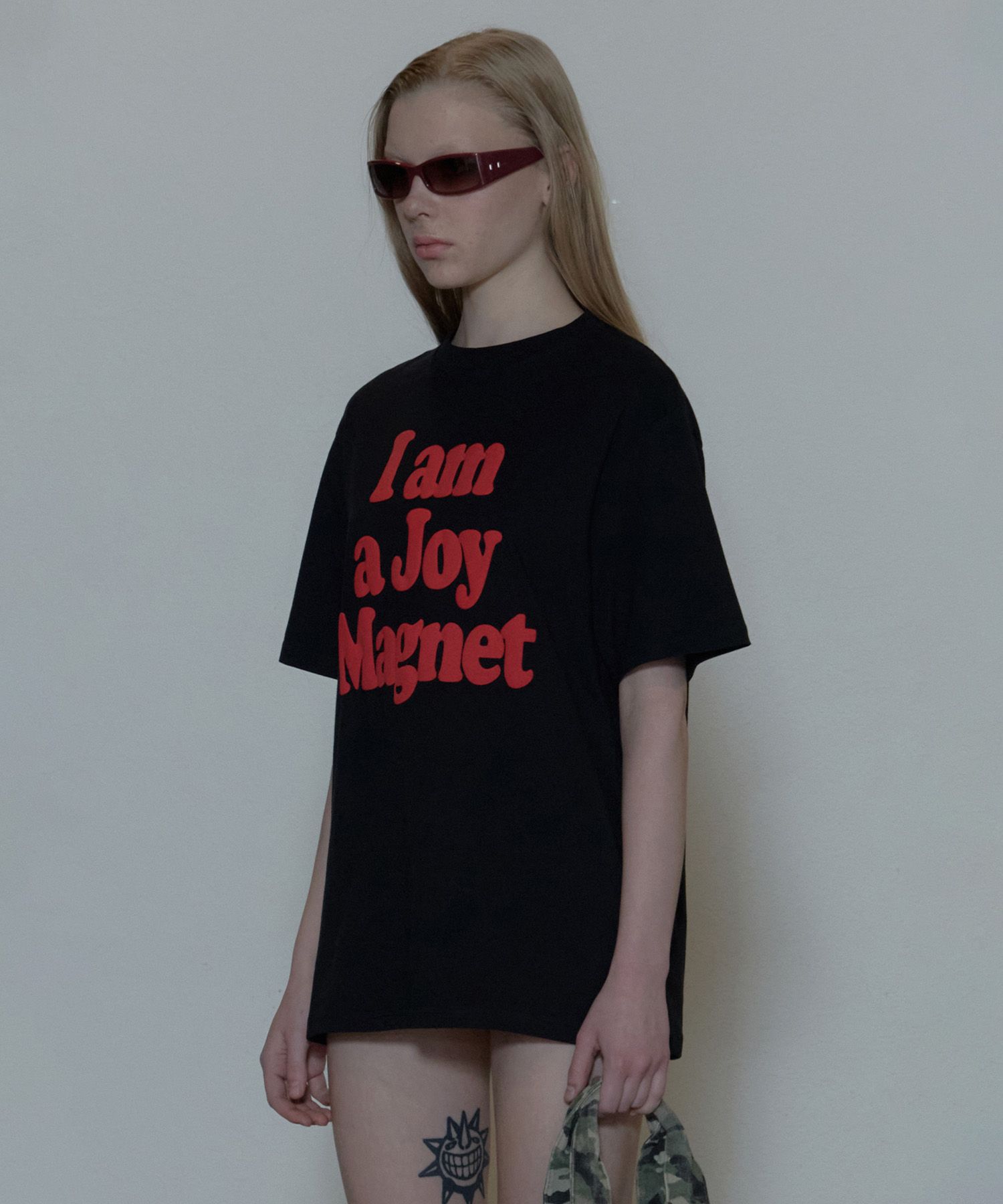 ★SCULPTOR★ I am a Joy Magnet Tee White SC24S252WH MUSINSA | SCULPTOR I am a Joy Magnet Tee White
