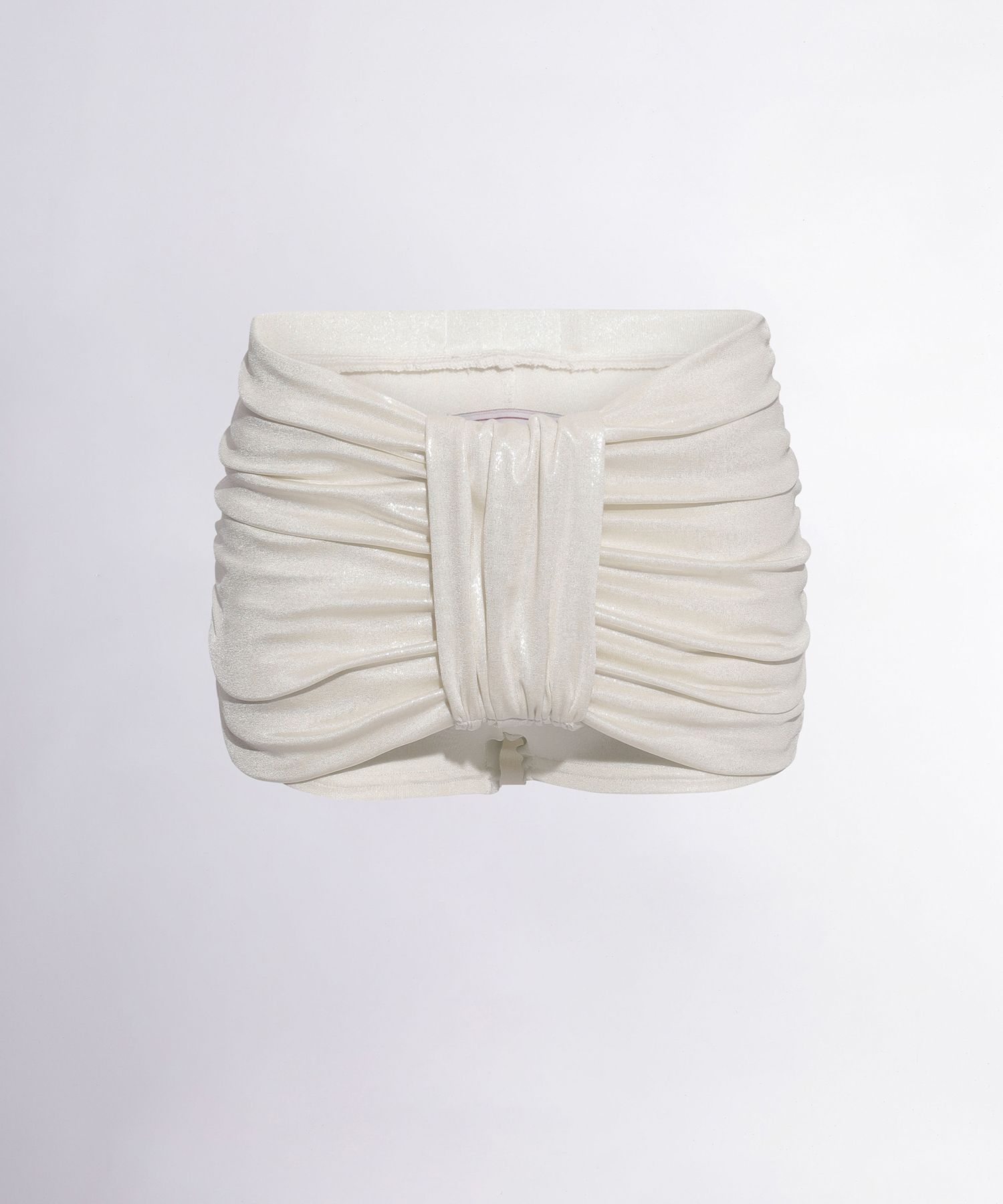 ★SCULPTOR★ llic Bow Micro Skort Pearl SC24S435IV MUSINSA | SCULPTOR Metallic Bow Micro Skort Pearl