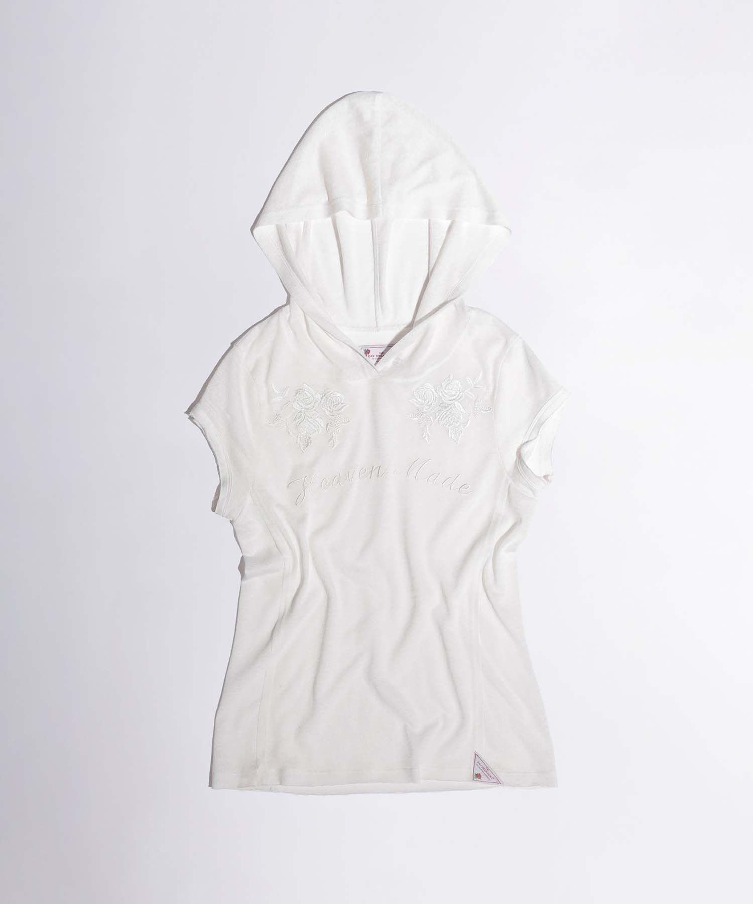 ☆送料・関税込★SCULPTOR★Rose Embroidery Hoodie Tee MUSINSA公式 | SCULPTOR Rose Embroidery Hoodie Tee Ivory