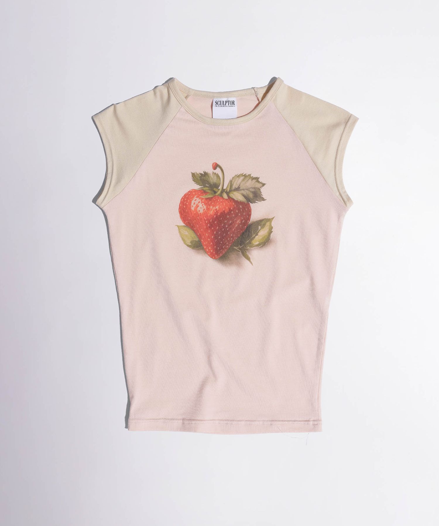 MUSINSA | SCULPTOR Berry Raglan Tee Peach