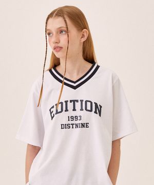 브이넥 에디션 반팔티 WHITE (LO2TF272-002)