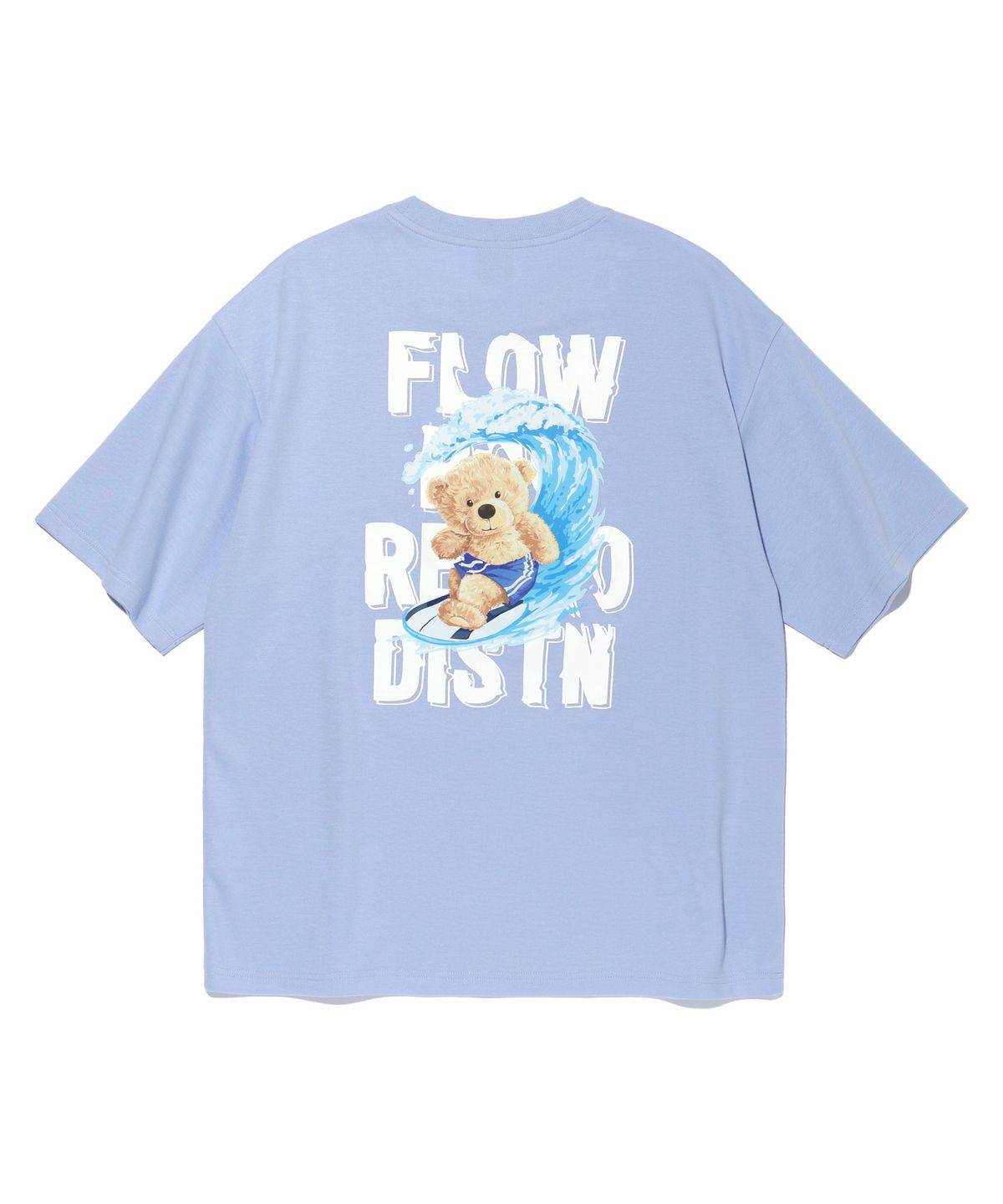 디스트나인(DISTN9NE) 스포티베어 반팔티 SKY BLUE (LO2TU319-052)