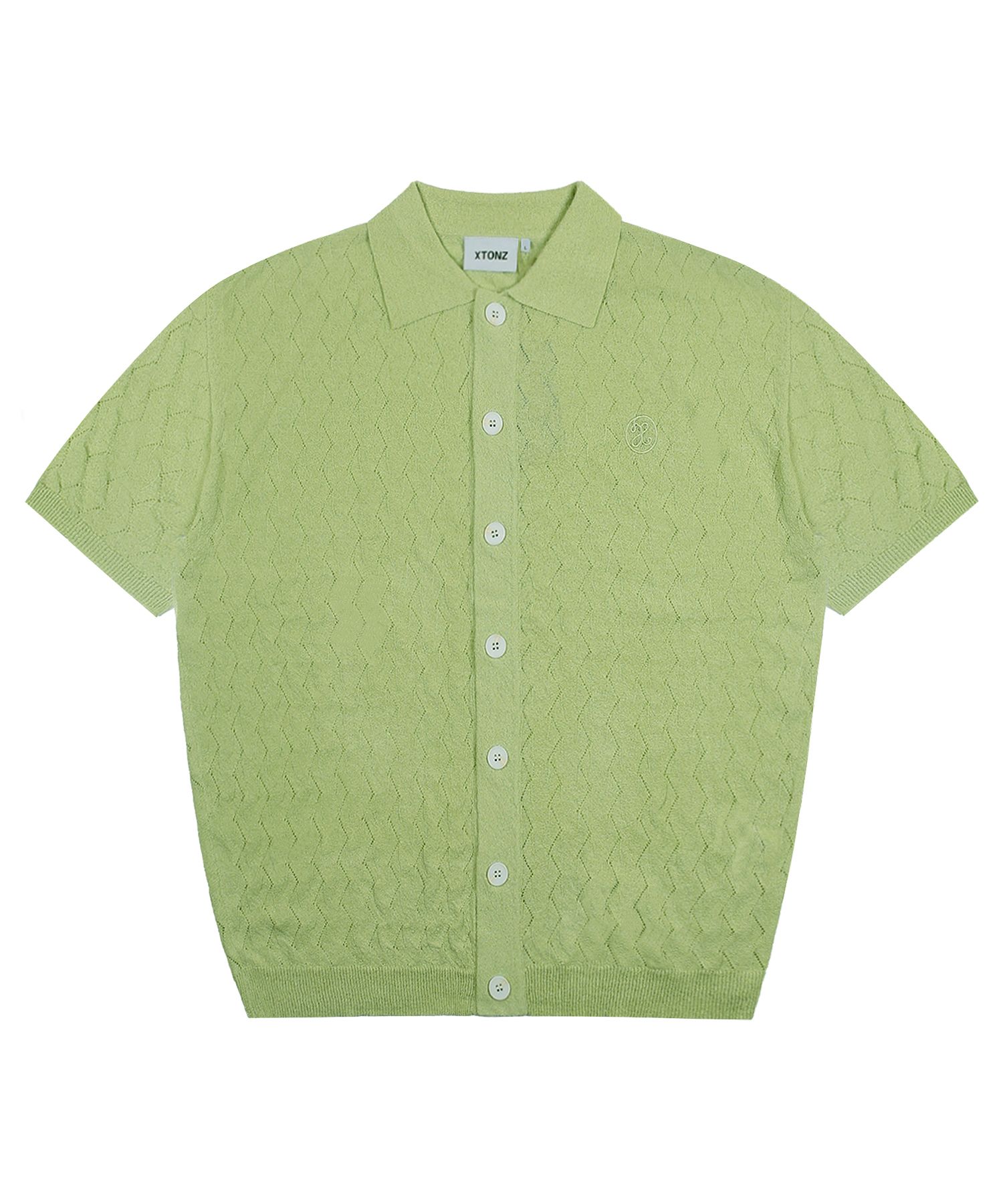 アウターその他 XTONZ XTK103 Leta punching short sleeve knit cardigan LIGHT MUSINSA | XTONZ XTK103 Leta Punching Short-Sleeved Knit