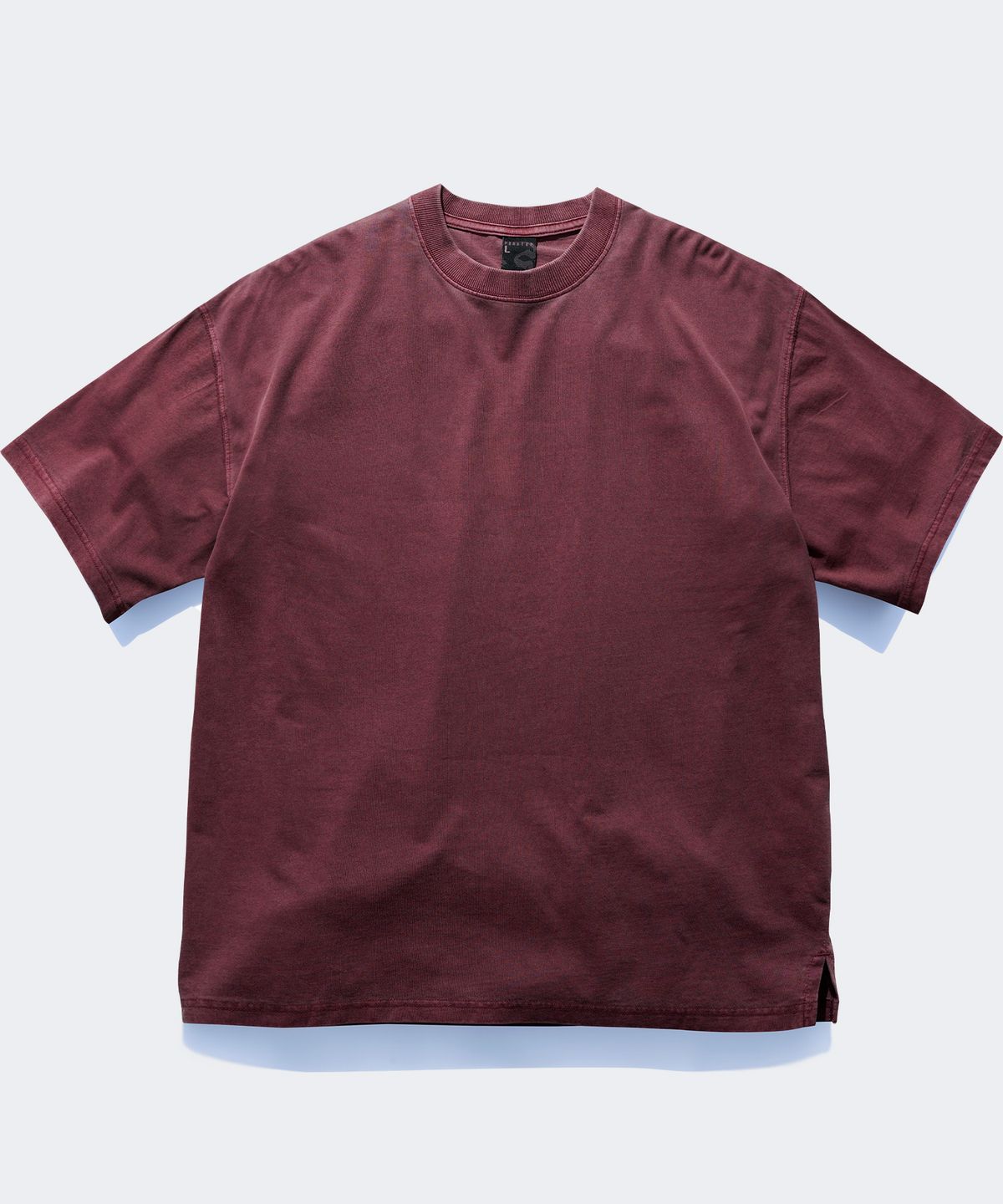 퍼스텝(PERSTEP) 페인트쿨링 피그먼트 반팔 버건디 SMST4431