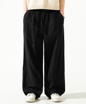 쿨믹스 피그먼트 린넨 라이크 롱팬츠 블랙 JULP4619