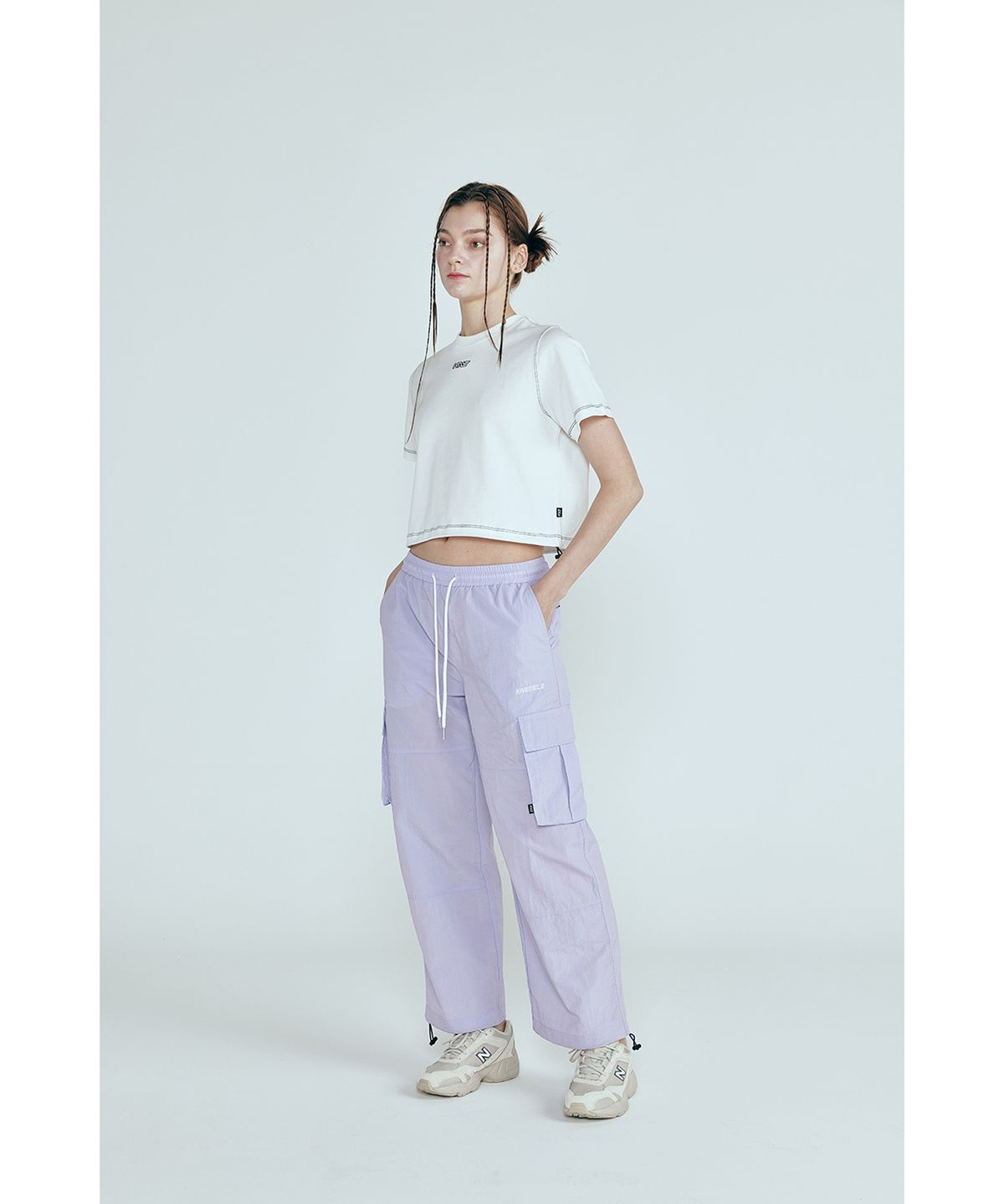 키네티클로(KINETICLO) 나일론 카고 팬츠(LAVENDER)