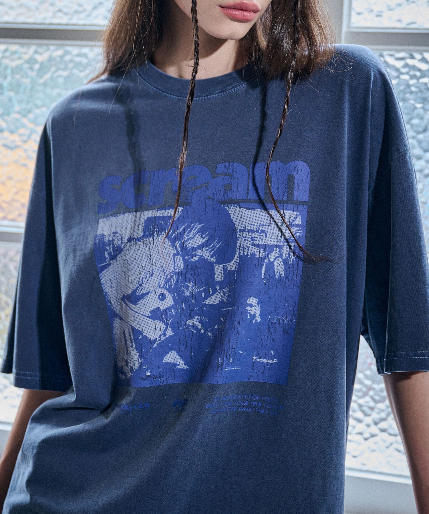 【CPGN STUDIO】25SS★ Touch Mind Pigment Short Sleeve Tee MUSINSA | CPGN STUDIO Scream Pigment Short Sleeve T-shirt