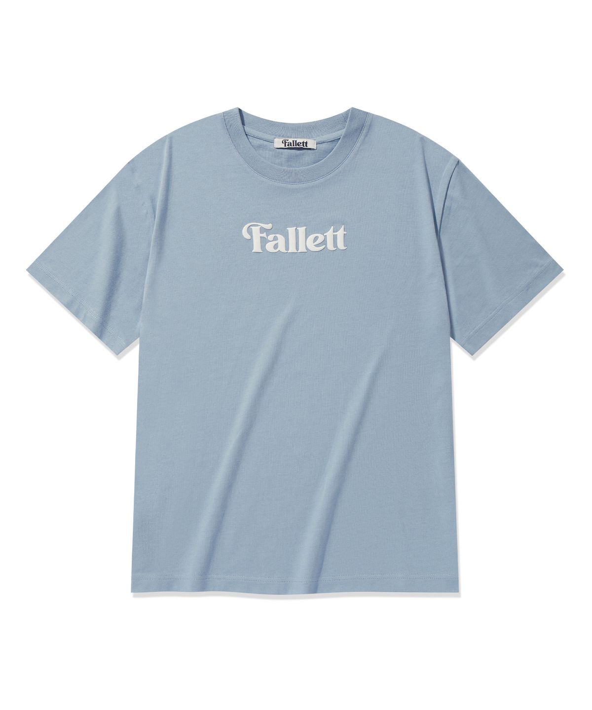 팔렛(FALLETT) 스토리 로고 반팔티 그레이시 블루
