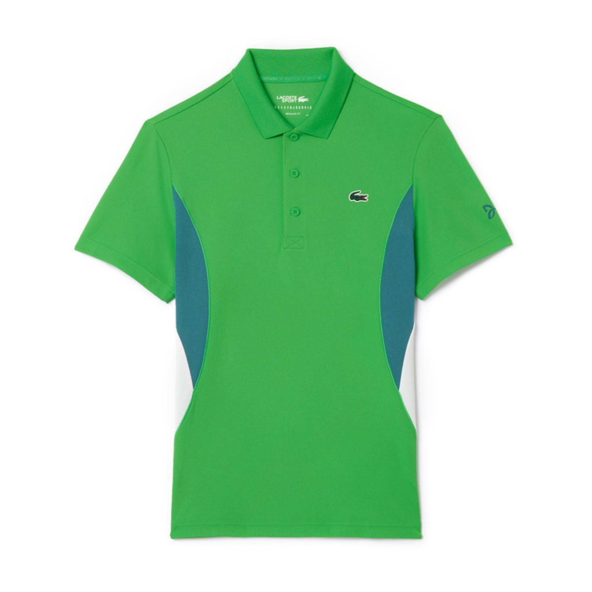 라코스테 테니스(LACOSTE TENNIS) 노박 부분 배색 반팔 폴로(DH733054GIXU)