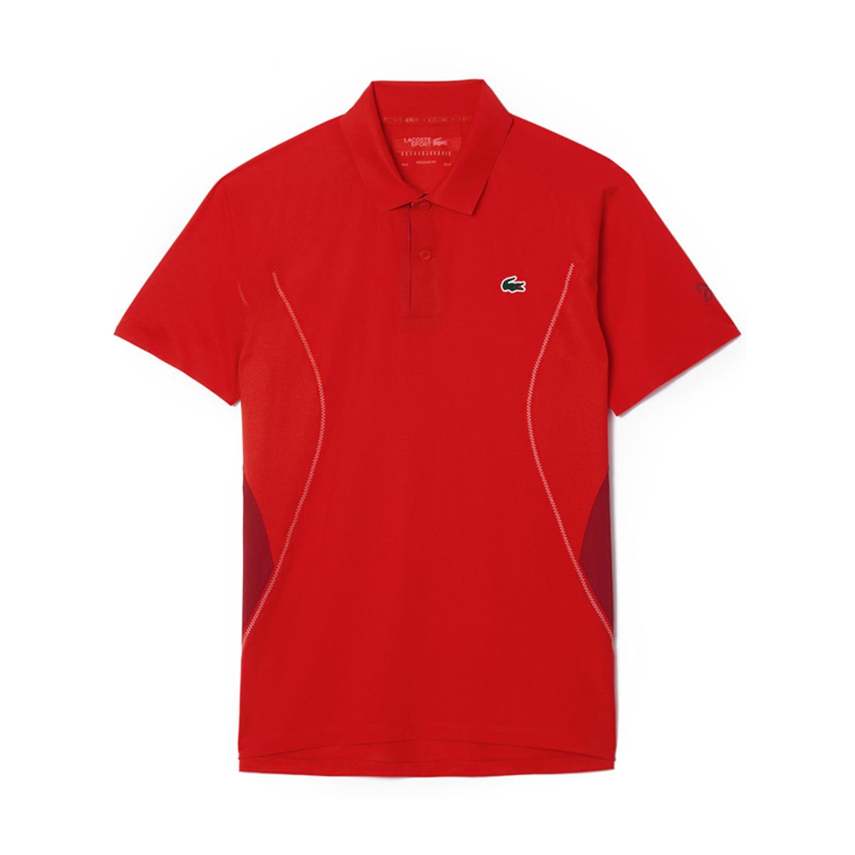 라코스테 테니스(LACOSTE TENNIS) 노박 부분 메쉬 반팔 폴로(DH731154GF8M)