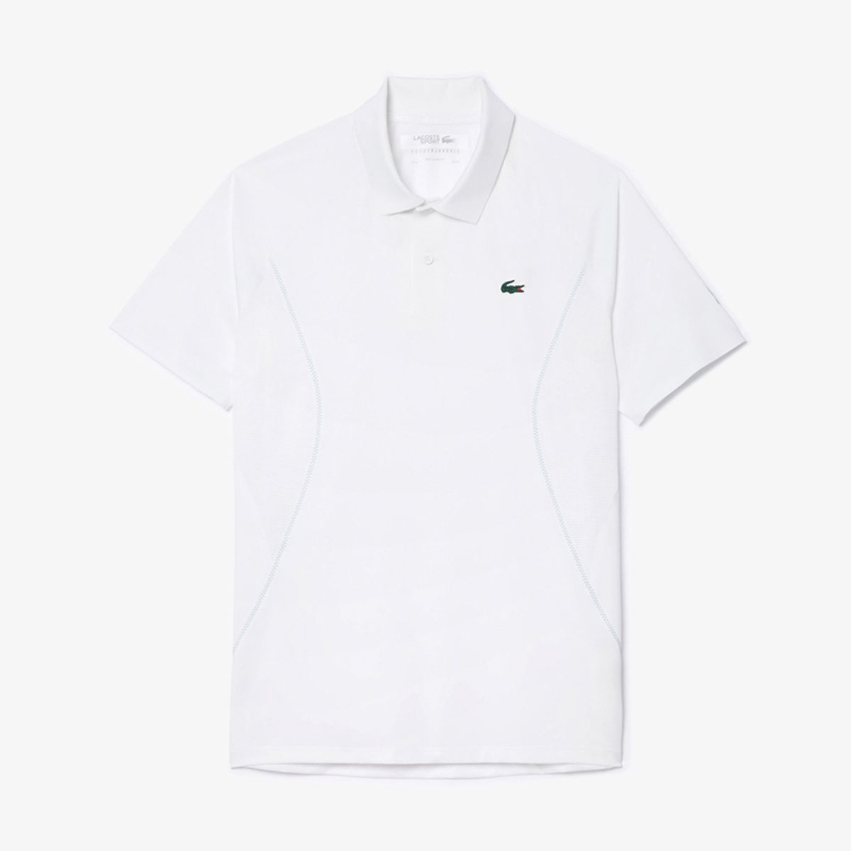 라코스테 테니스(LACOSTE TENNIS) 노박 부분 메쉬 반팔 폴로(DH731154G001)