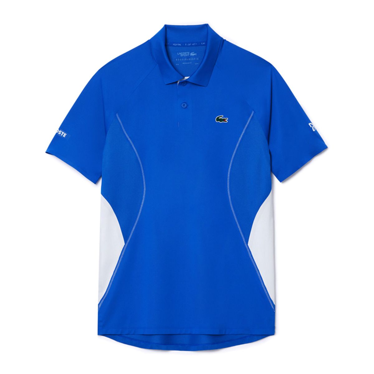 라코스테 테니스(LACOSTE TENNIS) 노박 부분 메쉬 반팔 폴로(DH731154GIXW)