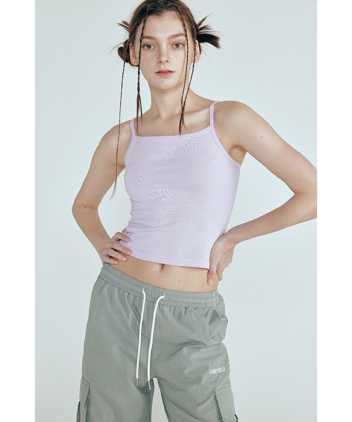 키네티클로(KINETICLO) 크롭 민소매 나시(LAVENDER)