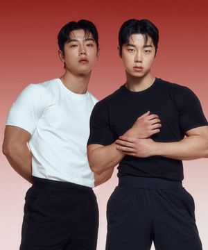 [2팩] 코튼에어 머슬핏 숏슬리브