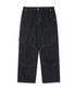 BEBE X HALF DOUBLE KNEE POCKET COTTON PANTS BLACK