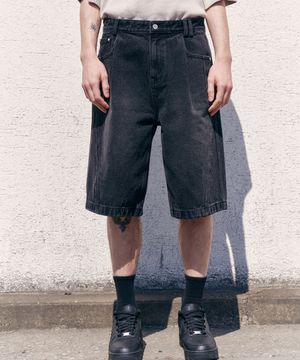 버뮤다 하프 데님 팬츠