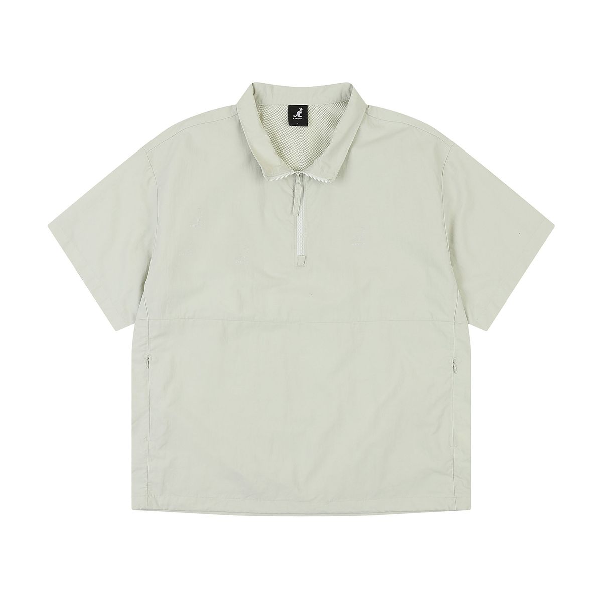 캉골(KANGOL) 숏 슬리브 스탠드넥 아노락 8159 민트
