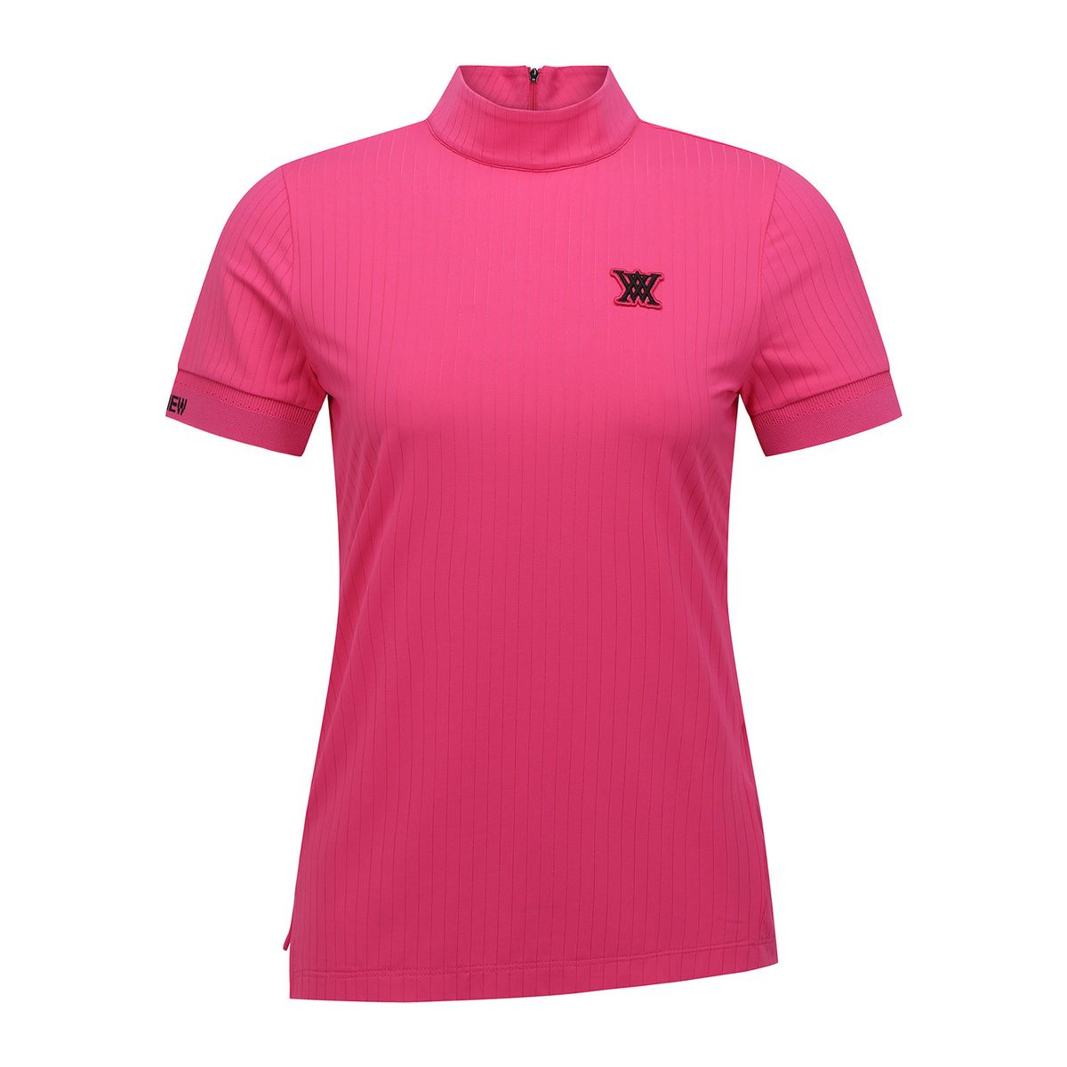 어뉴골프(ANEW GOLF) WOMEN HIGH NECK ZIPPER POINT SHORT T-SHIRT_HP