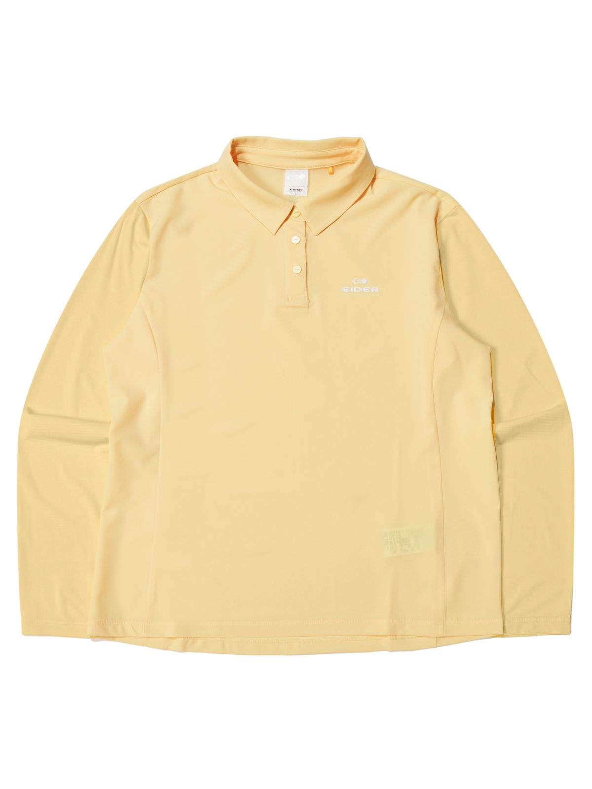아이더(EIDER) ICE LONG REIN (아이스롱 라인) 여성 긴팔폴로 티셔츠_YELLOW MUSTARD