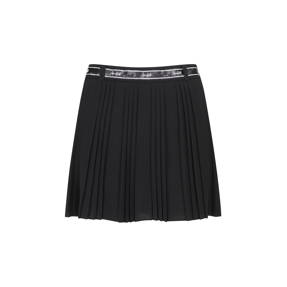 어뉴골프(ANEW GOLF) W CAMO BAND PLEATS SQ_BK