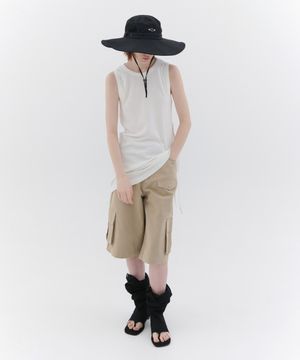 NOI1217 슬리브리스 멀티 원피스 (화이트)