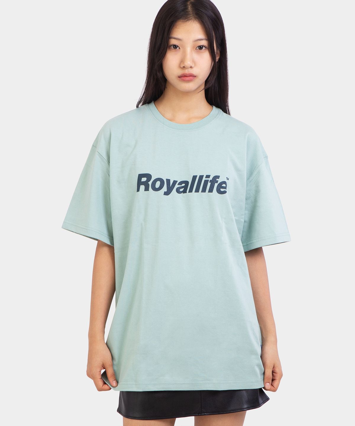 로얄라이프(ROYALLIFE) 오리지널 로고 오버핏 반팔티 (RL001 OG LOGO TEE) - SAGE