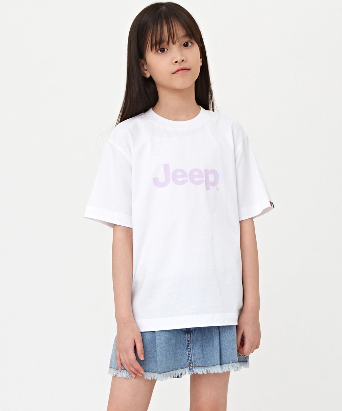 지프키즈(JEEPKIDS) 빅 지프로고 반팔티 (KP5TSU091OW)