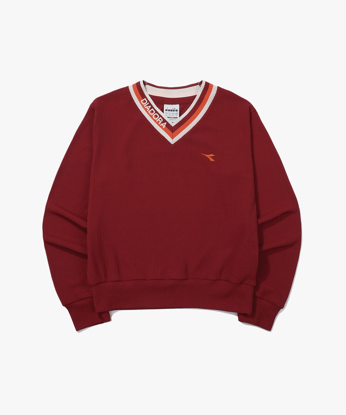 디아도라(diadora) 몬텔로 스테디 져지 맨투맨 우먼 BURGUNDY