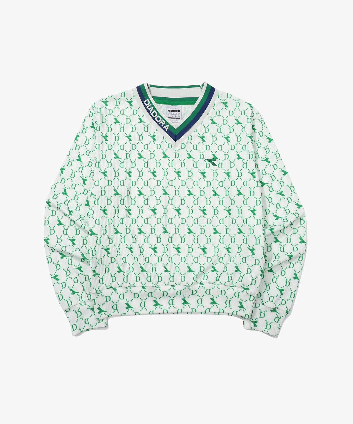 디아도라(diadora) 몬텔로 스테디 져지 맨투맨 우먼 GREEN