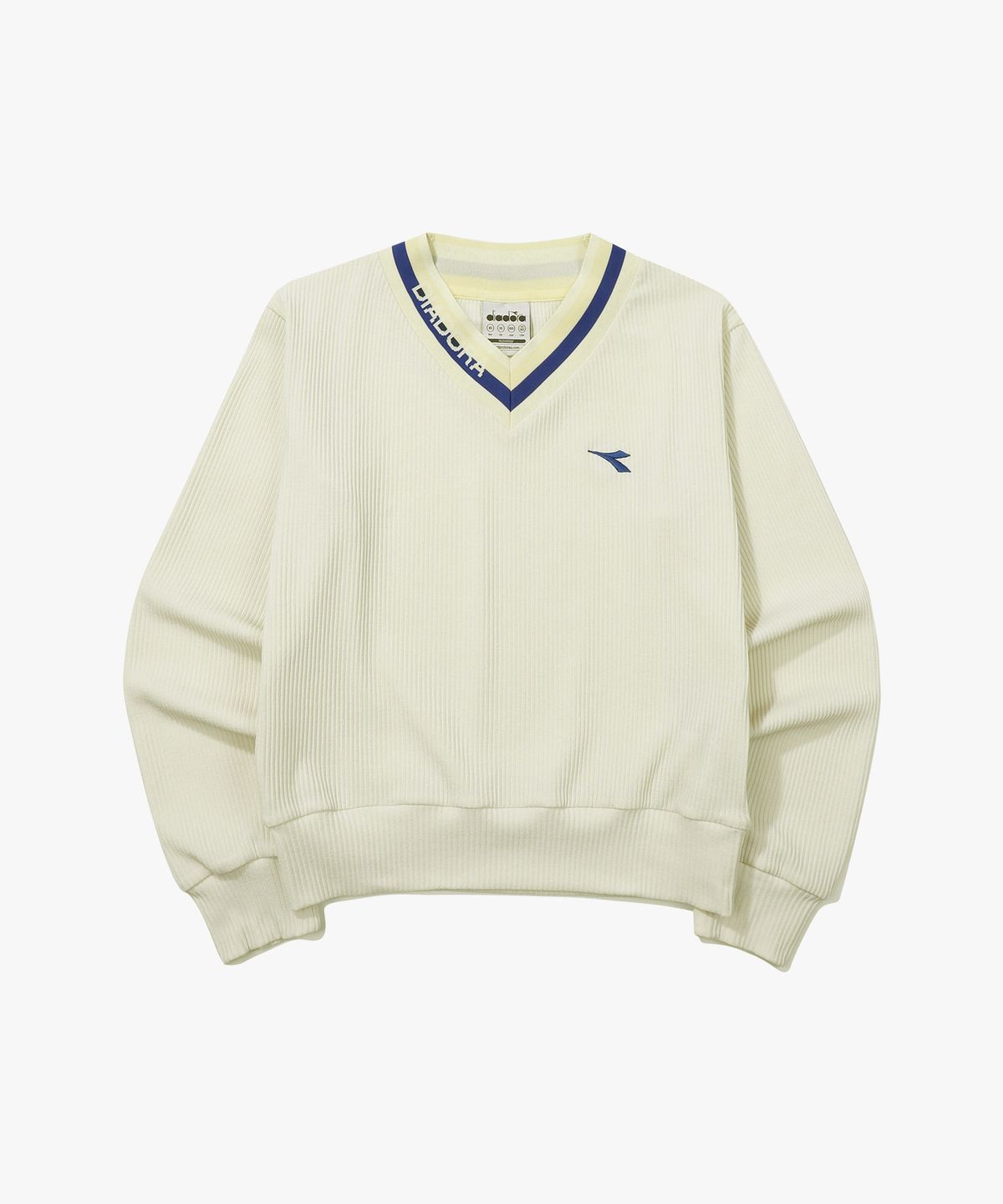 디아도라(diadora) 몬텔로 스테디 져지 맨투맨 우먼 YELLOW