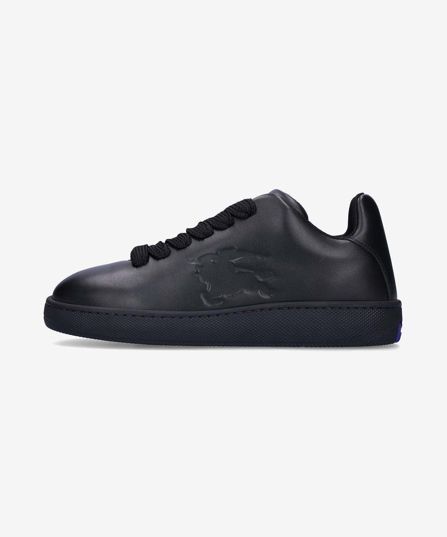スニーカー Burberry SS25 Black leather Box sneakers (8083325 A1189) MUSINSA | BURBERRY Leather Box Sneakers - Black / 8083325