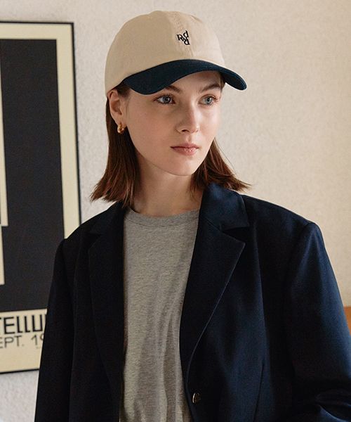MUSINSA | DEPOUND dpwd denim ball cap [ivory/blue]
