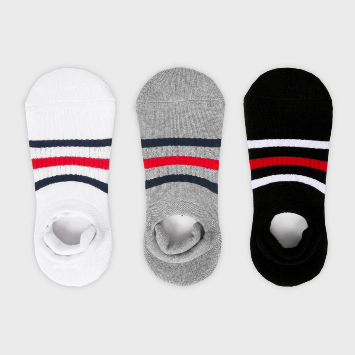 삭스에이(SOCKSA) [10PACK]스포츠 더블쿠션 156N 링글 힐커버 골프 페이크삭스 덧신