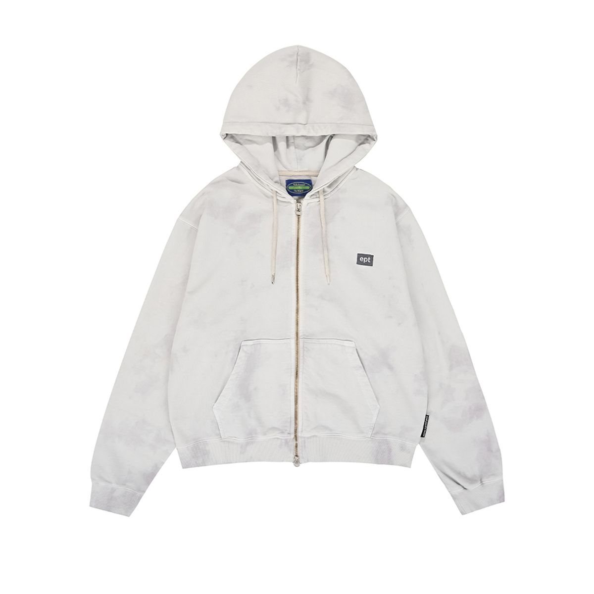 이피티(EPT) TIE-DYE ZIP UP HOODIE (GREY)