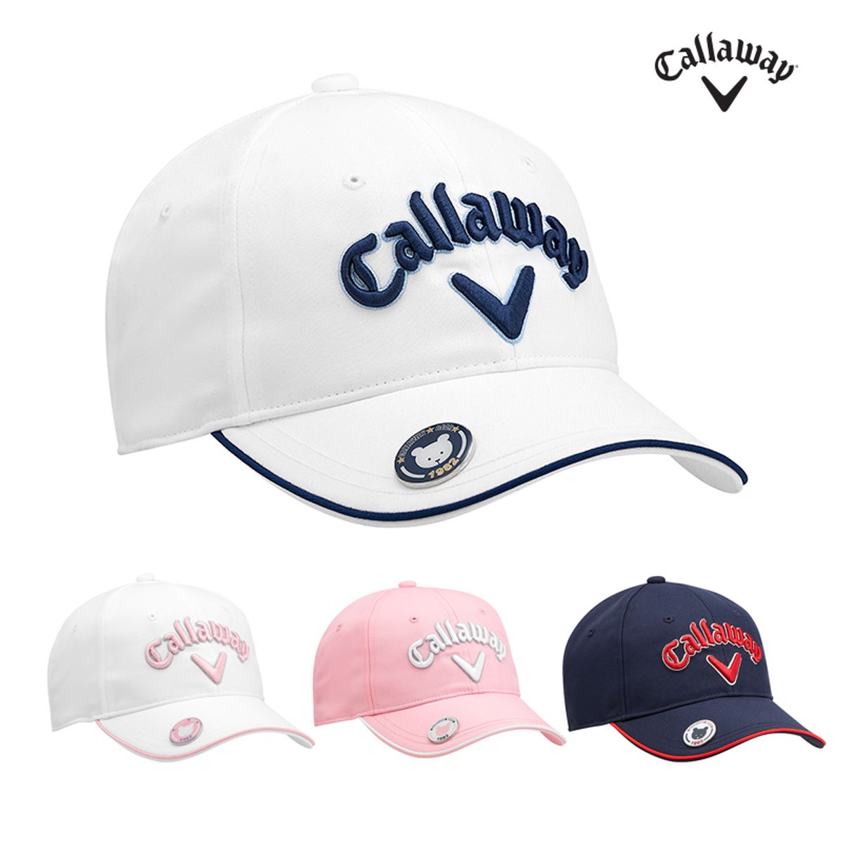 캘러웨이(CALLAWAY) 21 CG 베어 여성 골프모자