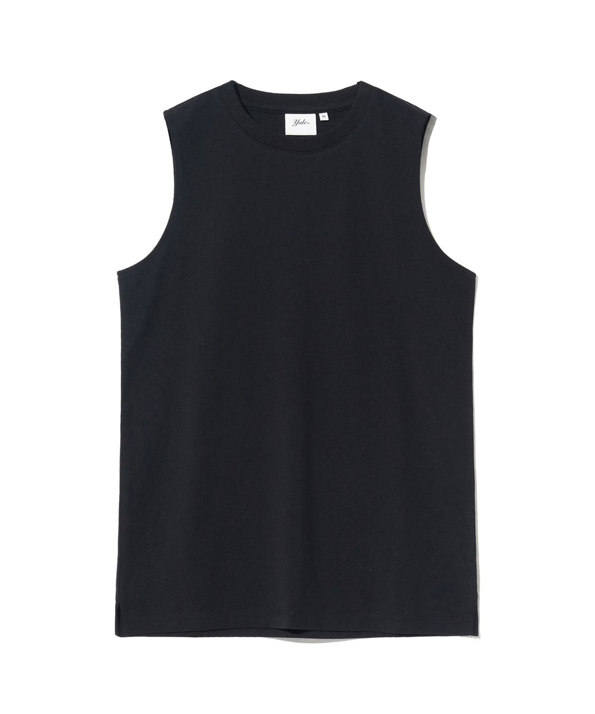 예일(YALE) [PREMIUM COTTON] 우먼즈 기자 코튼 슬리브리스 블랙