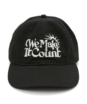 선샤인 슬로건 패널캡_BLACK