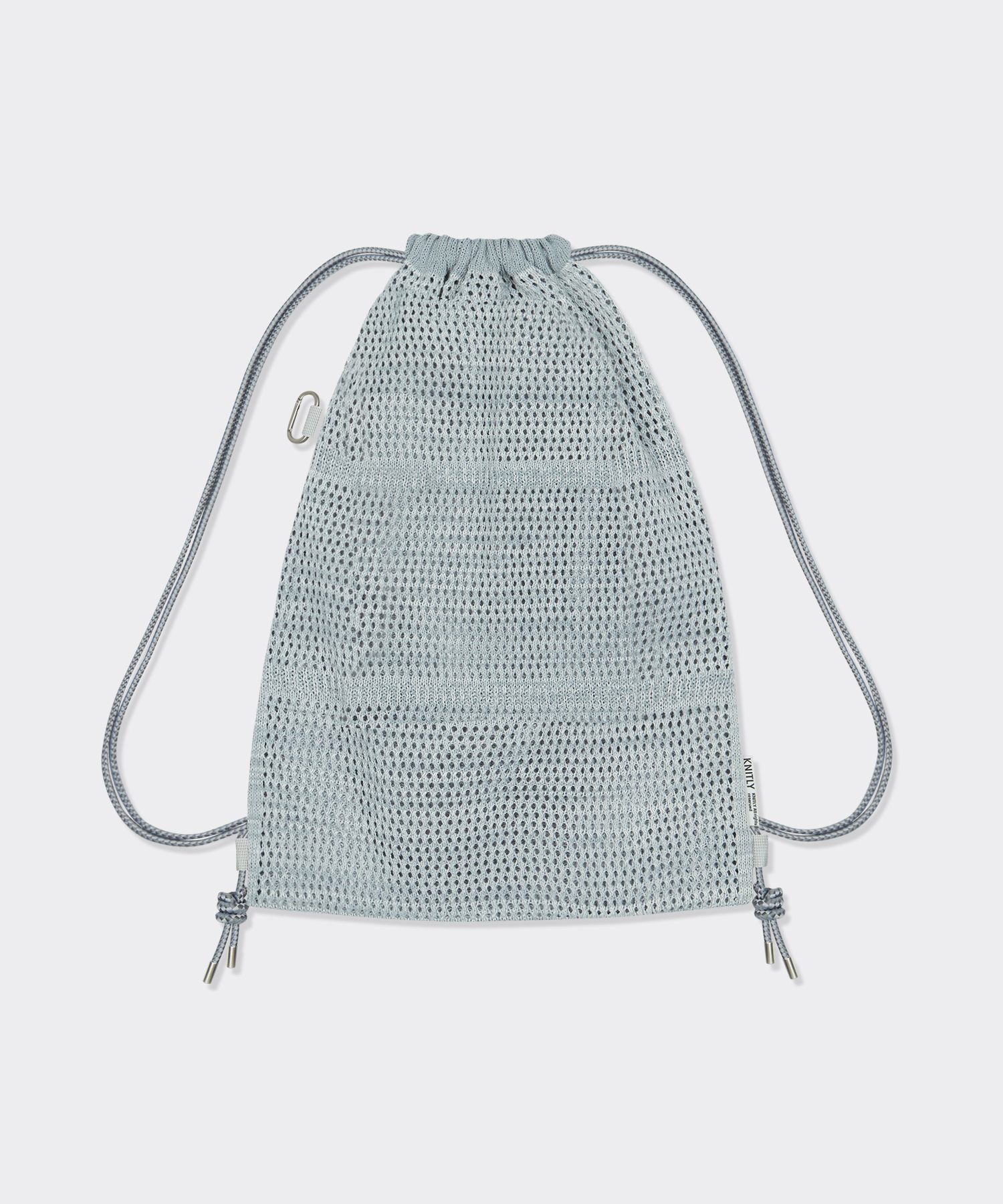 KNITLY ネットロープ ニット バックパック　バッグ MUSINSA公式 | KNITLY ネットロープニットバックパック_Sky