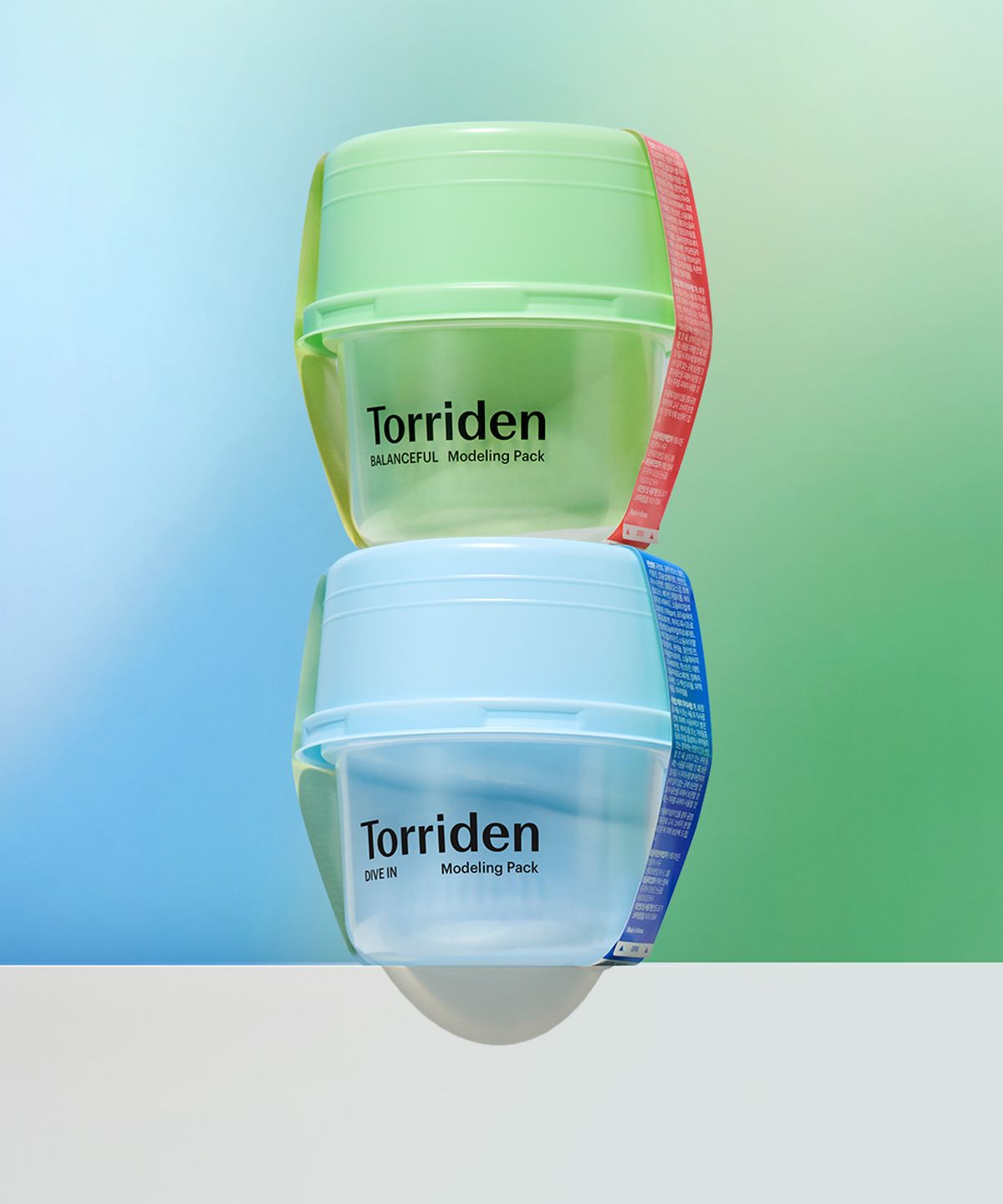토리든(TORRIDEN) [2종세트] 다이브인 히알루론산 모델링 팩 25g & 밸런스풀 시카 모델링 팩 30g (교차 가능)