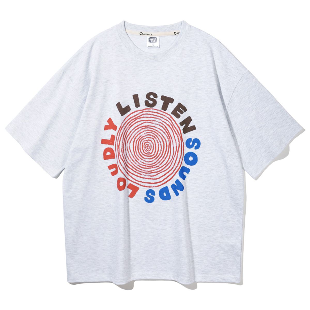 앨빈클로(ALVINCLO) SOUNDS 오버핏 반팔티 AST4558 (4 COLOR)