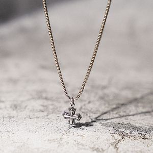 앤틱 정십자가 팬던트 써지컬스틸 체인목걸이 (C2401-AN780_SV)