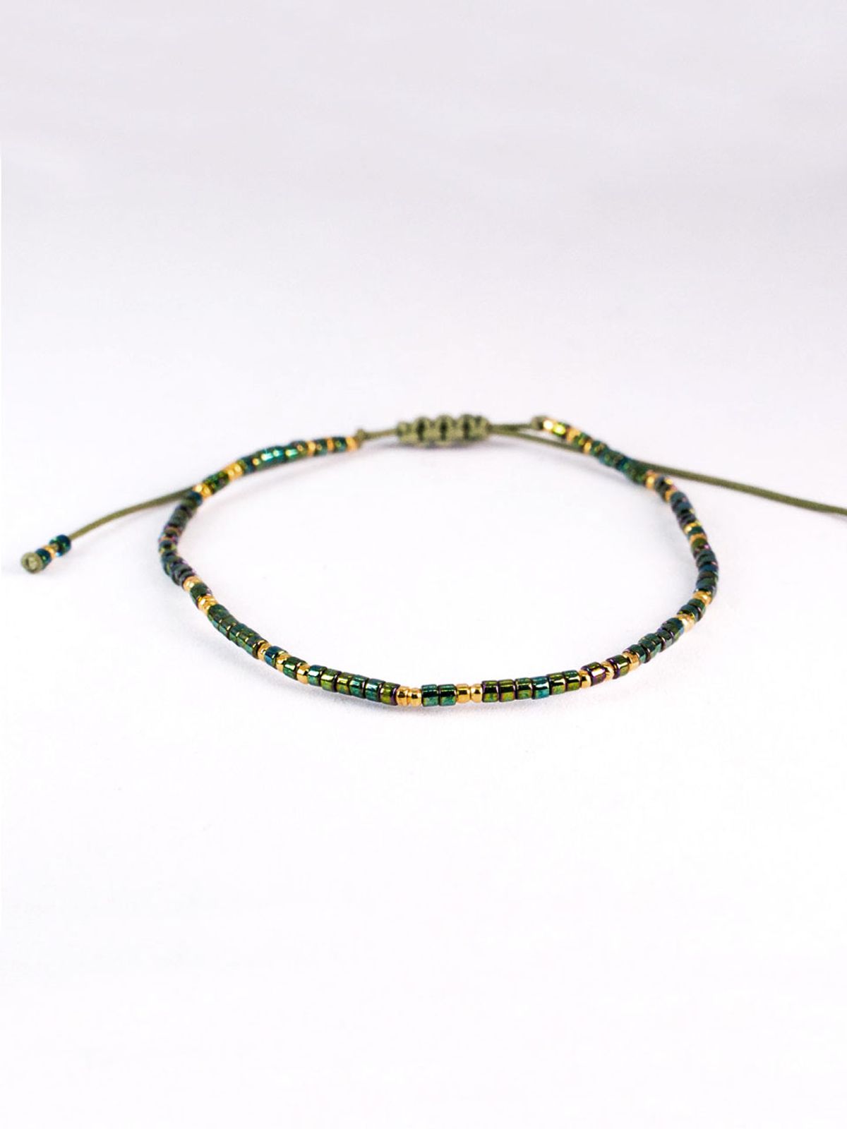 하랑(HARANG) HR 350B_Color Beads Fabric Bracelet