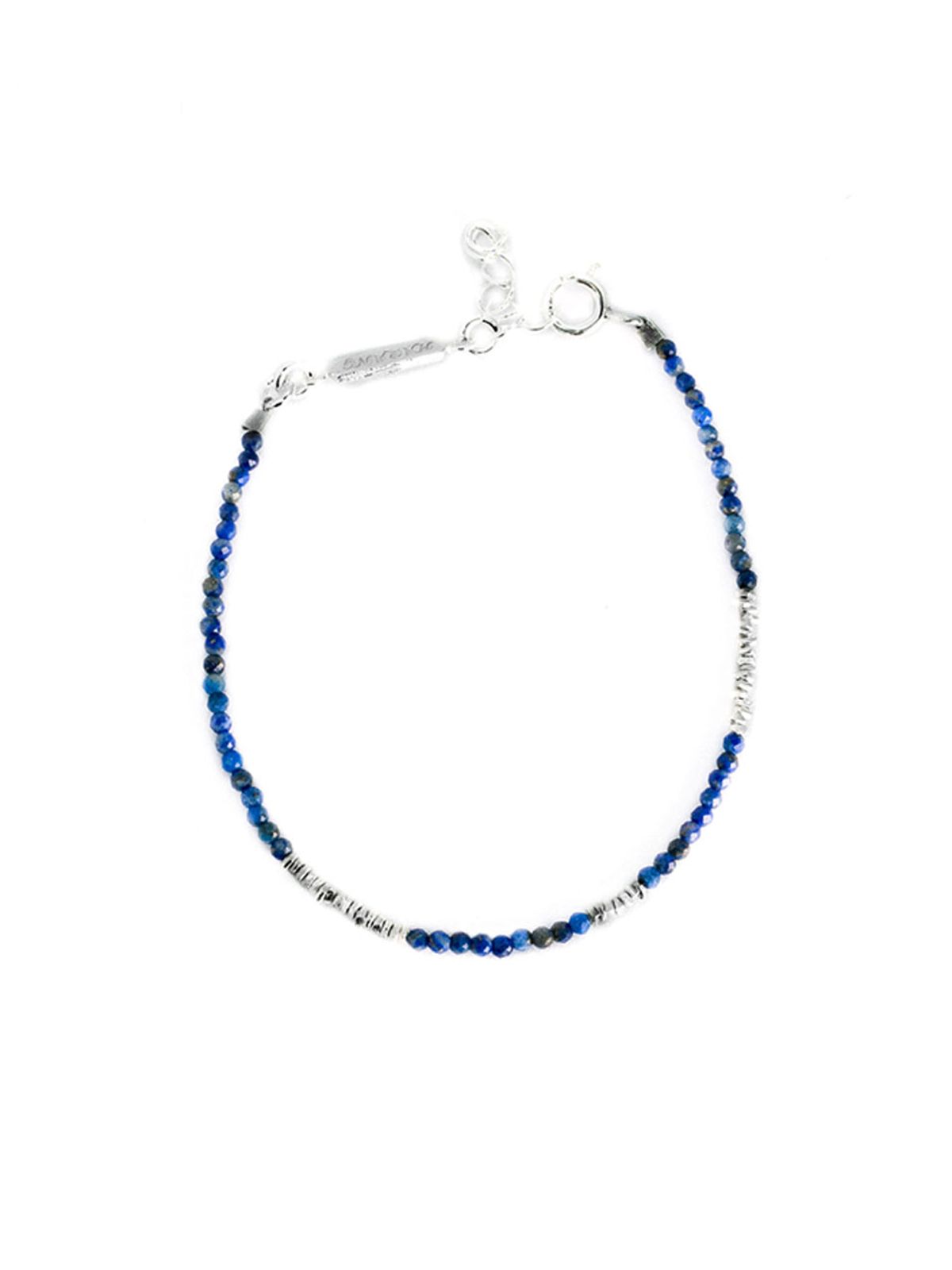 하랑(HARANG) HR 387B_Lapis Lazuli Silver Beads Bracelet