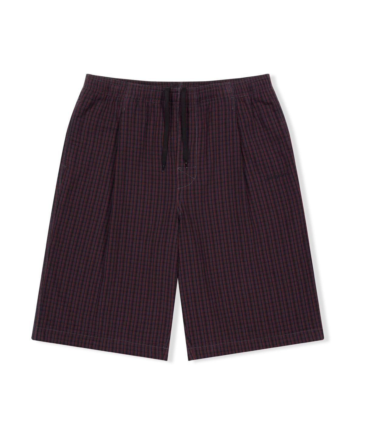예스아이씨(YESEYESEE) Flannel Easy Shorts Black