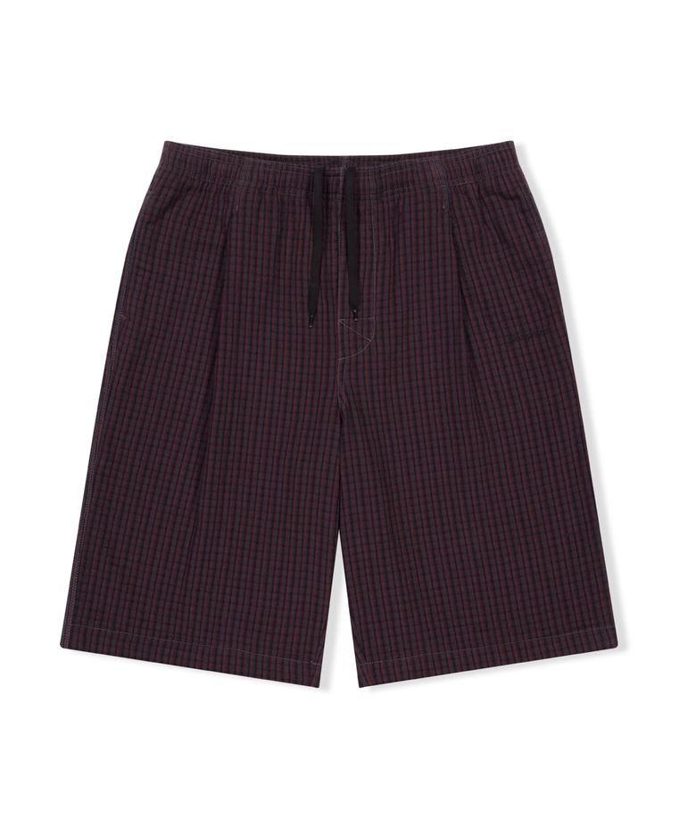 Flannel Easy Shorts Black