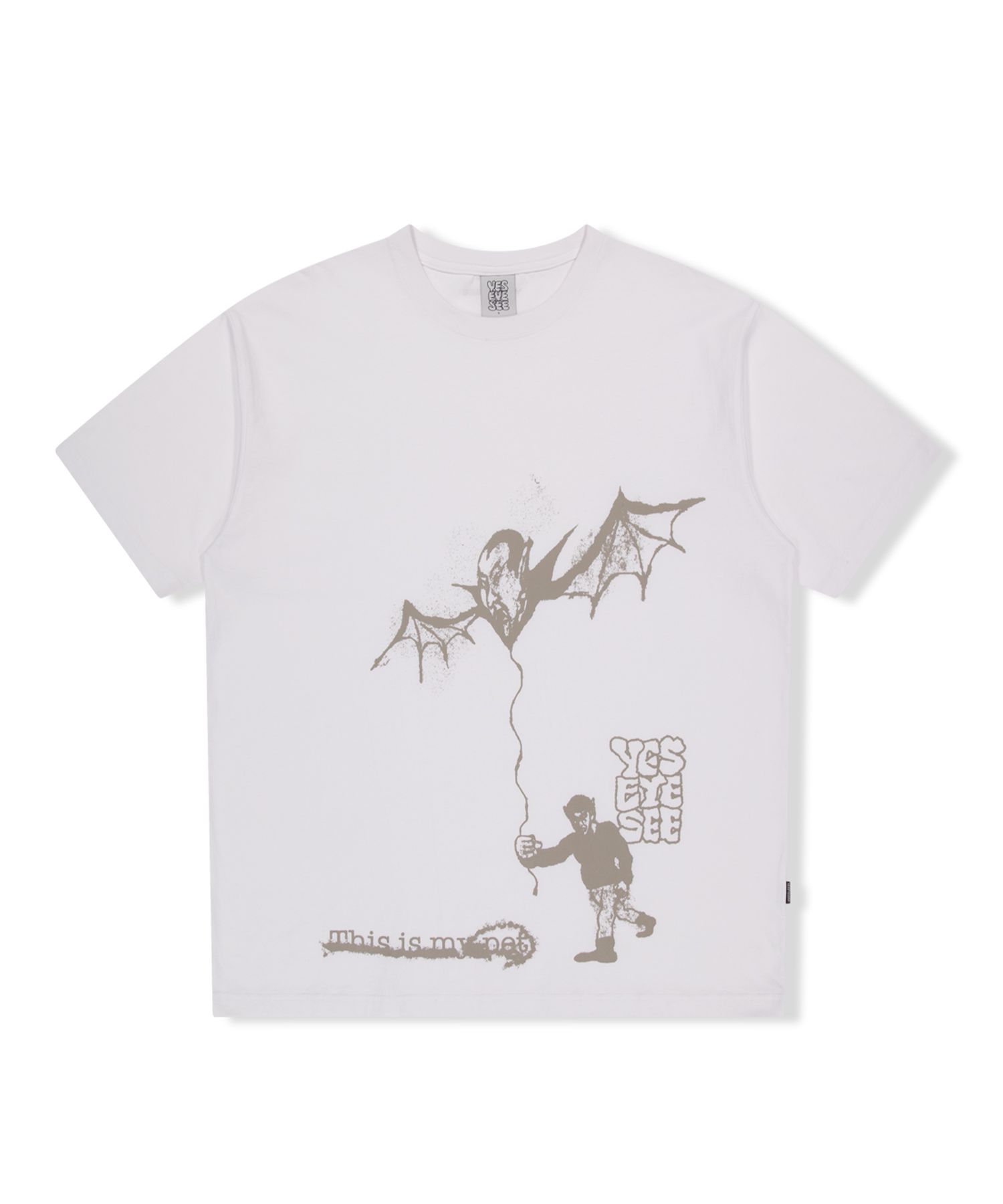 [YESEYESEE]★24SS★韓国人気★PJW Devil Pet Tee MUSINSA公式 | YESEYESEE PJW Devil Pet Tee White