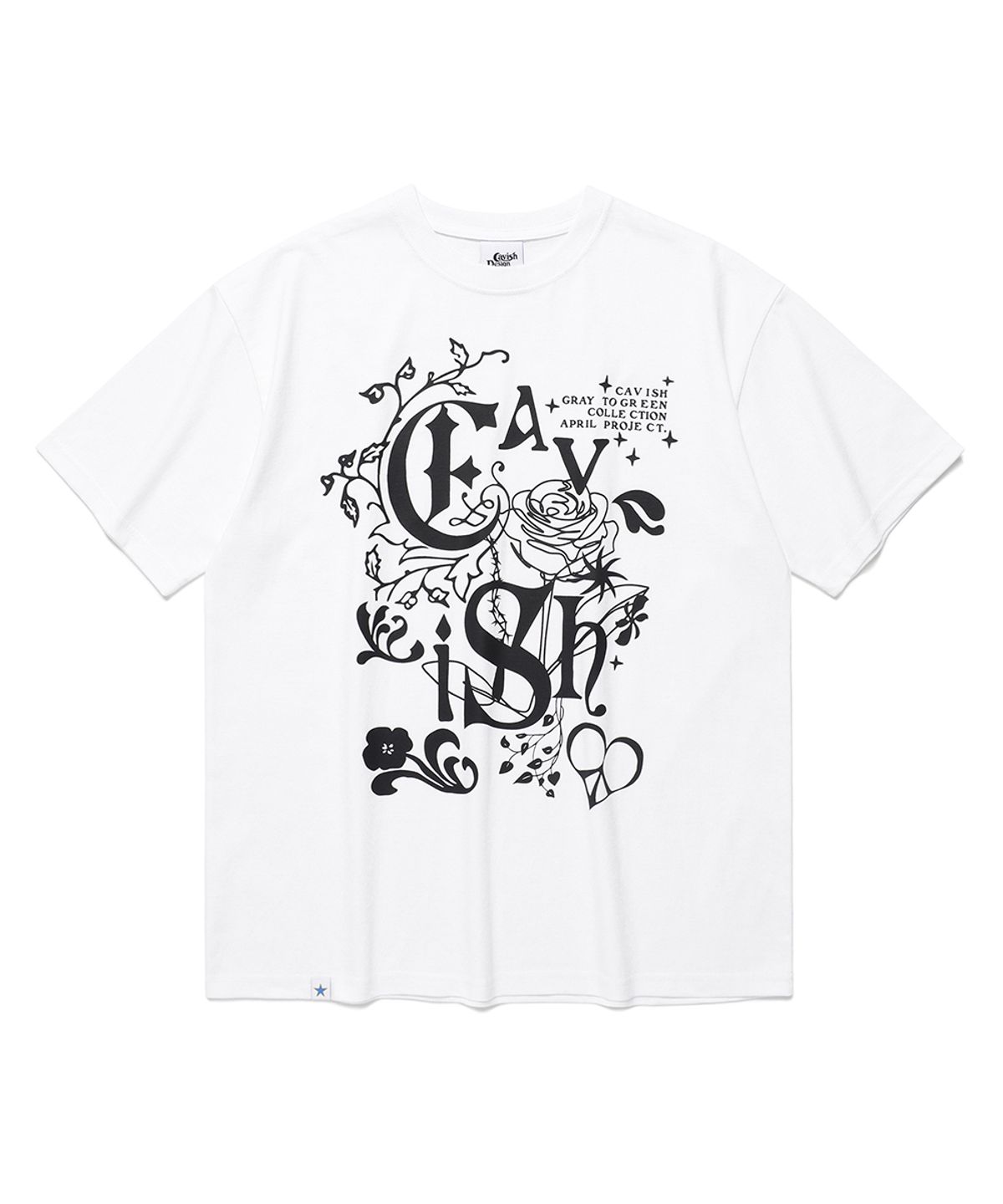 카비시(CAVISH) IVY SS TEE WHITE(CV2EMUT521B)