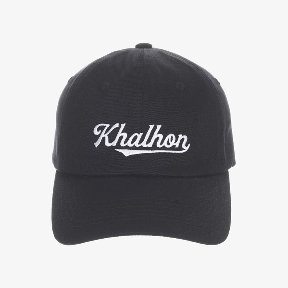 깔롱 골프(KHALHON) 로고 캡 모자 (블랙)