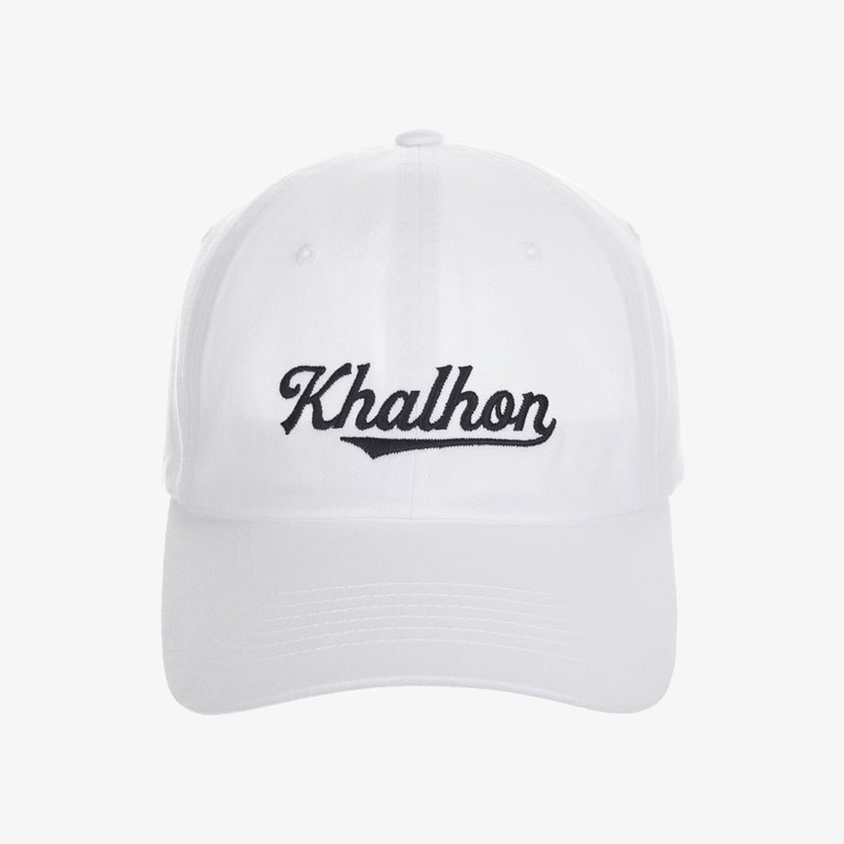 깔롱 골프(KHALHON) 로고 캡 모자 (화이트)