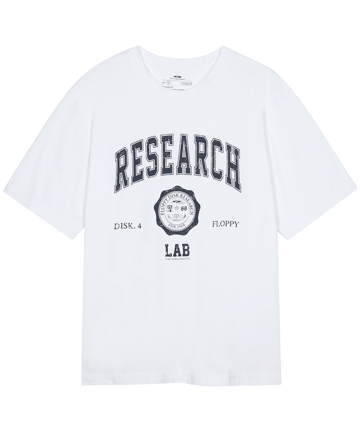 에프디알(FDR) Arch Logo Emblem Short Sleeve White